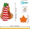 24 Sets Fall Pumpkin Ornaments Decorations Art Sets DIY 3D Fall Pumpkin Craft Kits Pumpkin, Fall Maple Leaf Foam Stickers Crafts for Kids Thanksgiving Halloween Party Home Classroom Activities